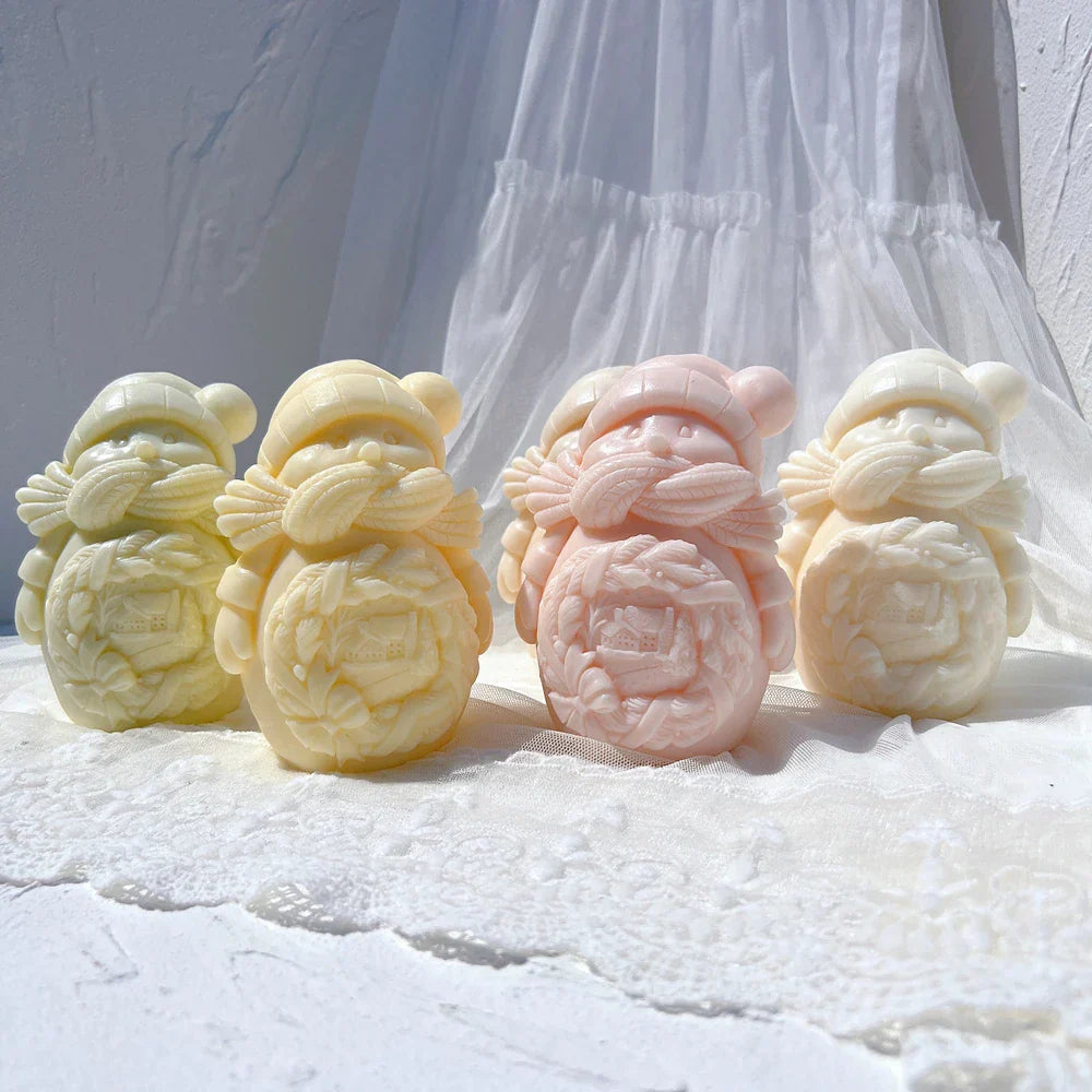 Cuddle Snowman Candle Mould