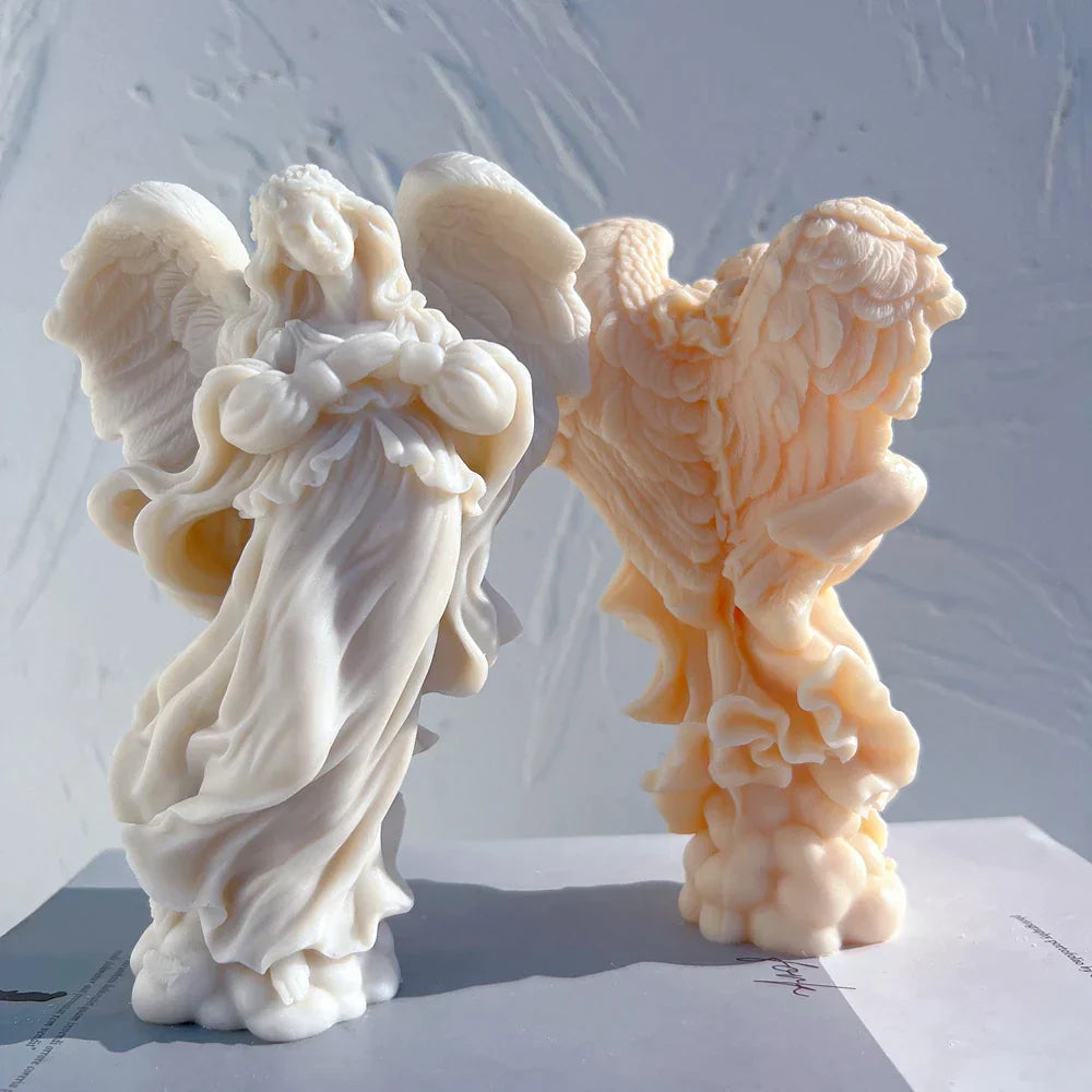 Peace Angel Figurine Silicone Candle Mould