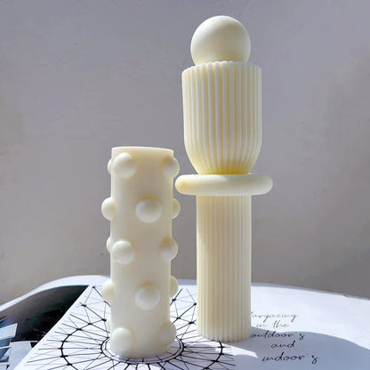 Geometric Shapes Candle Moulds