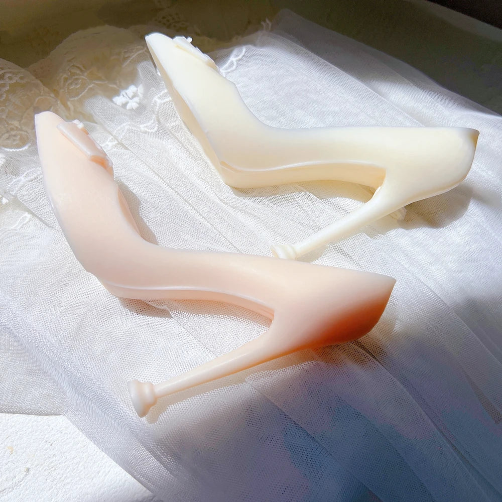Lady High Heel Shoes Candle Mould