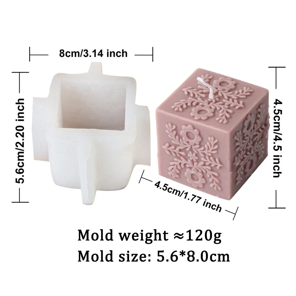 Square Totem Pattern Candle Mould for Home Decor