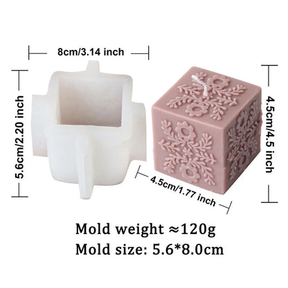 Square Totem Pattern Candle Mould for Home Decor