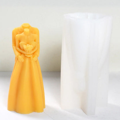 Bride & Groom Candle Mould