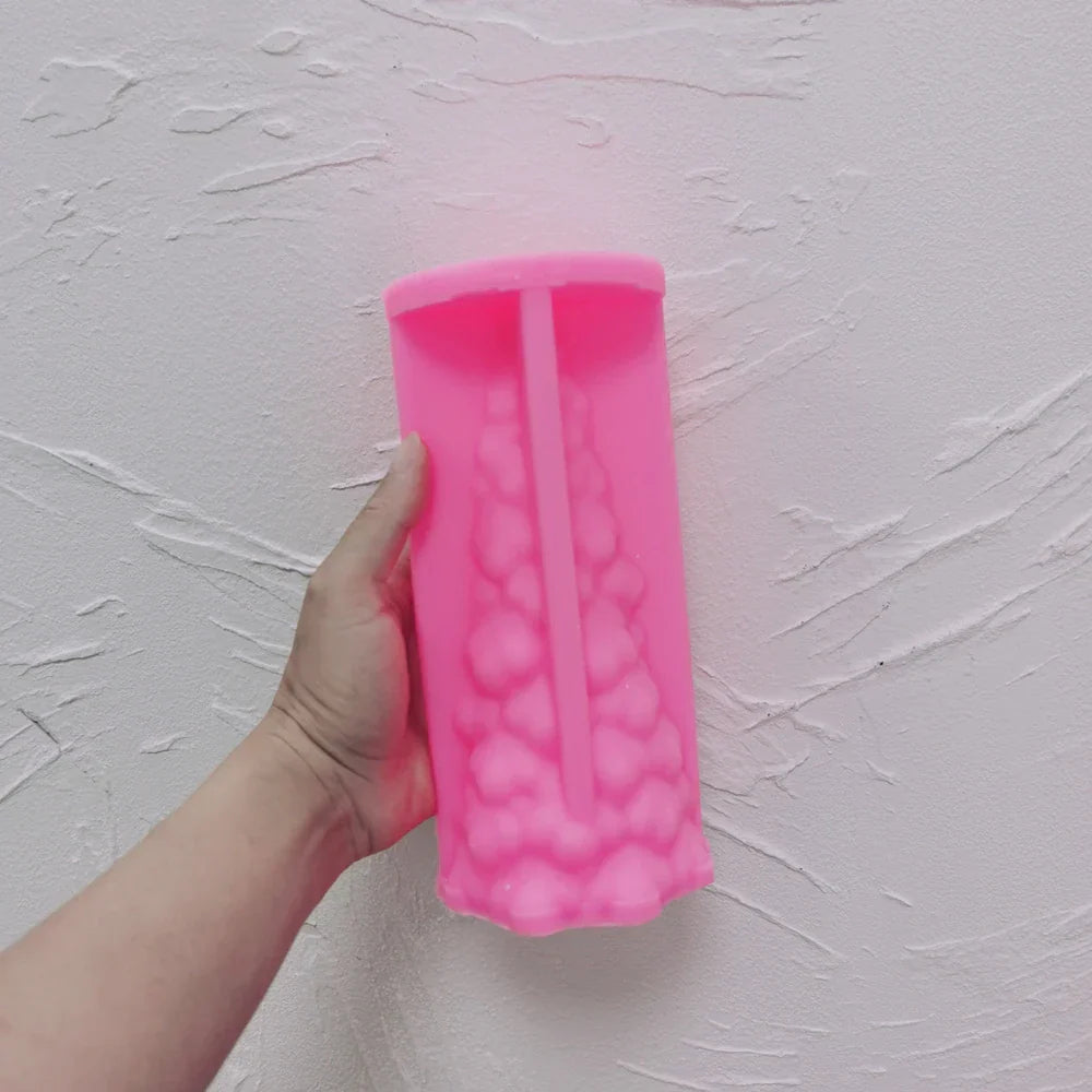 Medium size Snow Pine Christmas Tree Silicone Candle Mould
