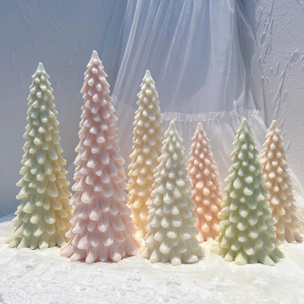 27.2CM Big Christmas Tree Silicone Candle Mould