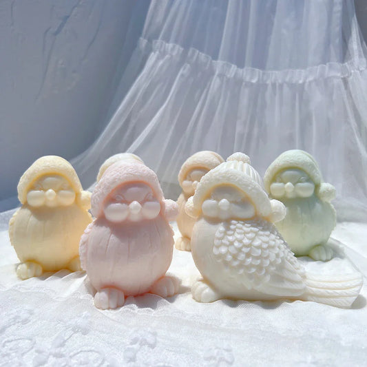 Holiday Snowbird Silicone Candle Mould