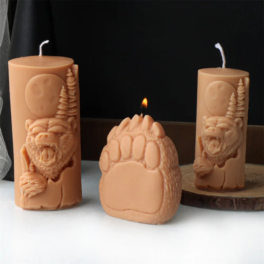 Bear Paw Candle Mould