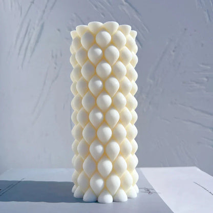 Raindrop Buuble Pillar Candle Mould