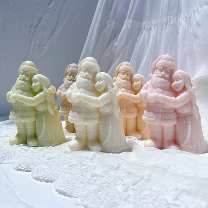 Mr. and Mrs. Santa Candle Mould