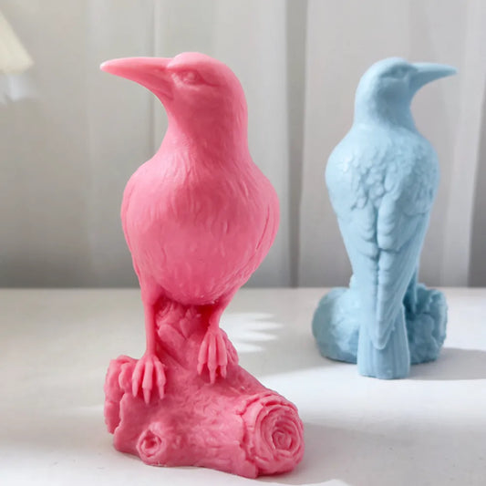 Crow Candle Mould