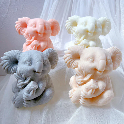 Cute Koala Silicone Candle Mould