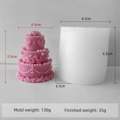 Birthday Cake Candle Mould