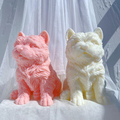 West Highland Puppy Candle Mould