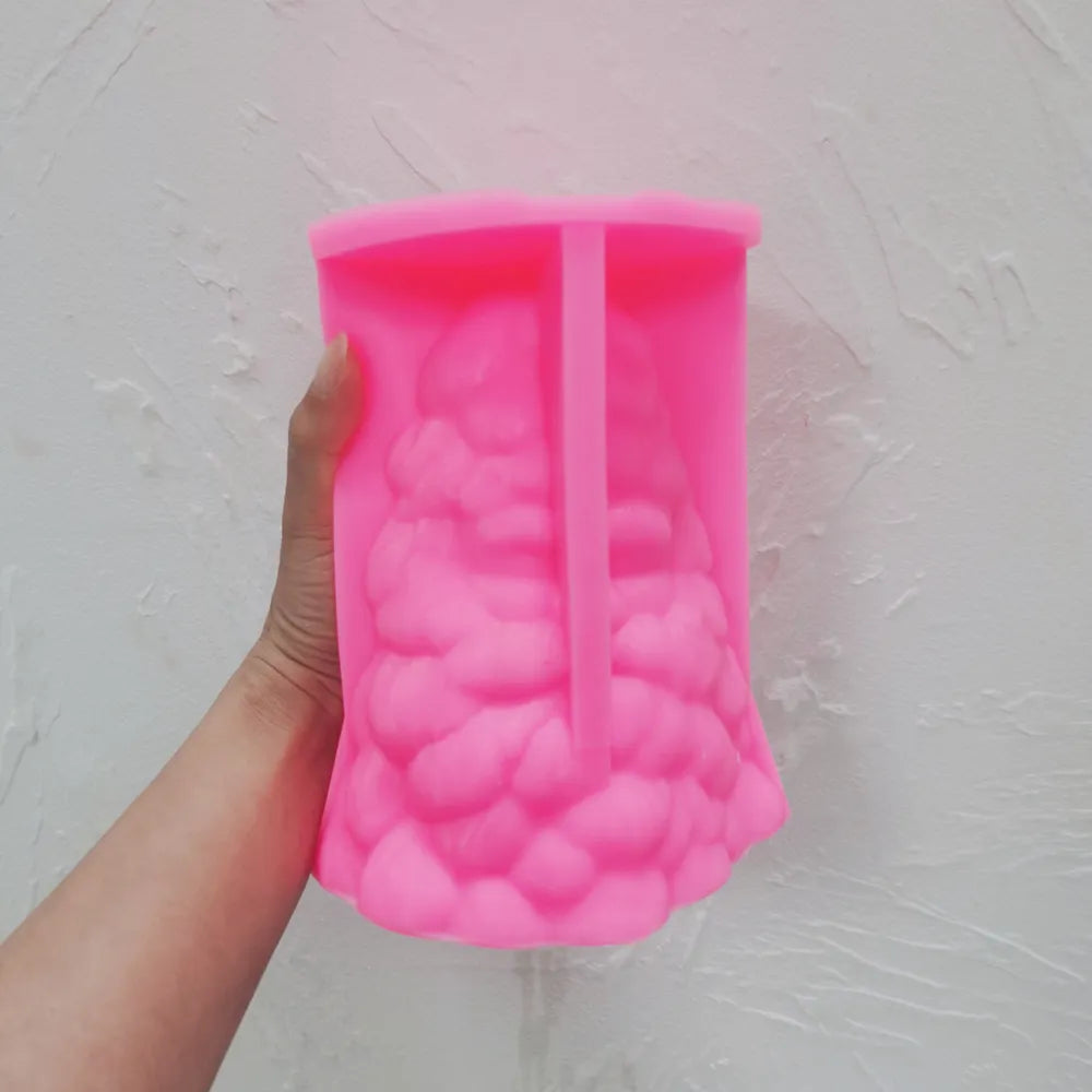 Santa Christmas Tree Candle Mould