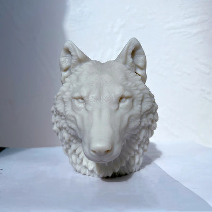 Wolf Head Candle Silicone Mould