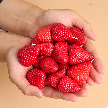 Strawberry Shaped Silicone Candle Mould 4PCS/1PC S/M/L