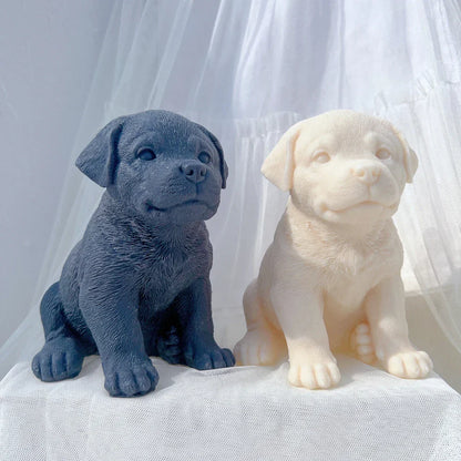 Rottweiler Puppy Dog Candle Mould