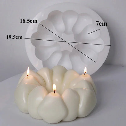 Stone Stack Donut Candle Mould