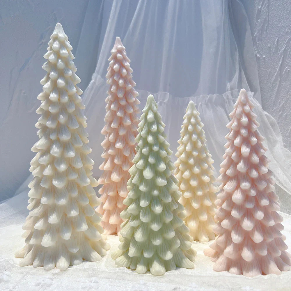 27.2CM Big Christmas Tree Silicone Candle Mould