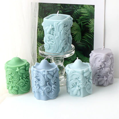 Honey Bee Blossom Pillar Candle Mould