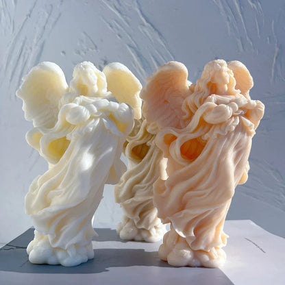 Peace Angel Figurine Silicone Candle Mould
