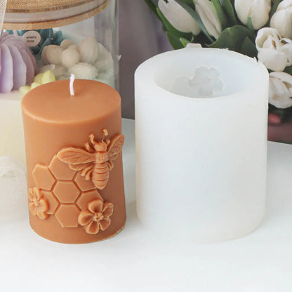 DIY Honeycomb Flower Candle Mould