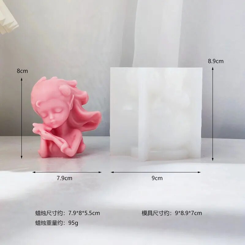 Ocean Girl Candle Mould