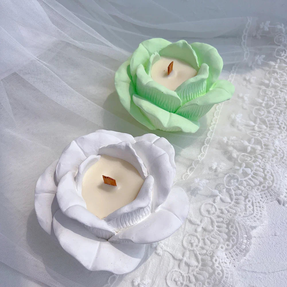 Rose Shaped Tea Light Holder Candle Mould