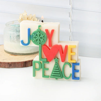 Christmas Joy Candle Moulds