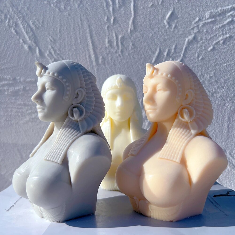 Queen of Egypt Cleopatra Candle Mould