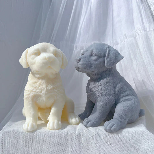 Labrador Puppy Dog Candle Mould