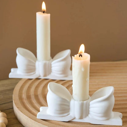Bow Candle Holder Silicone Mould