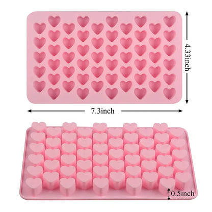 Heart Shaped Wax Melts Silicone Candle Mould