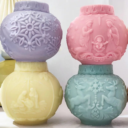 Christmas Bauble Candle Mould