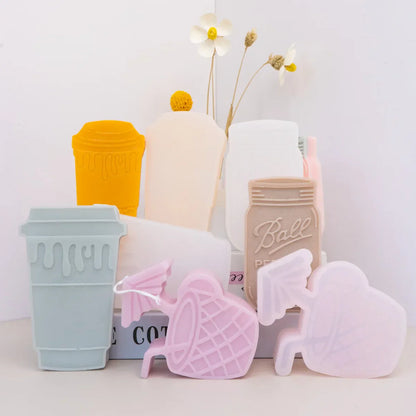 Summer Theme Silicone Candle Moulds