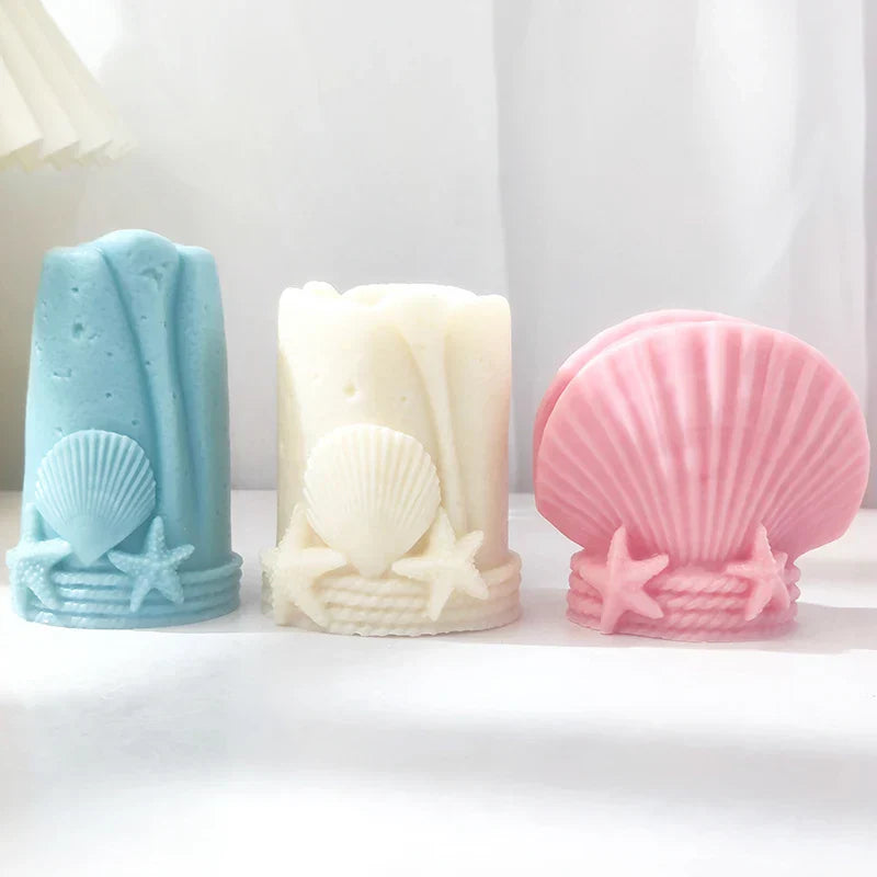 Ocean Inspired Starfish Seashell Candle Mould