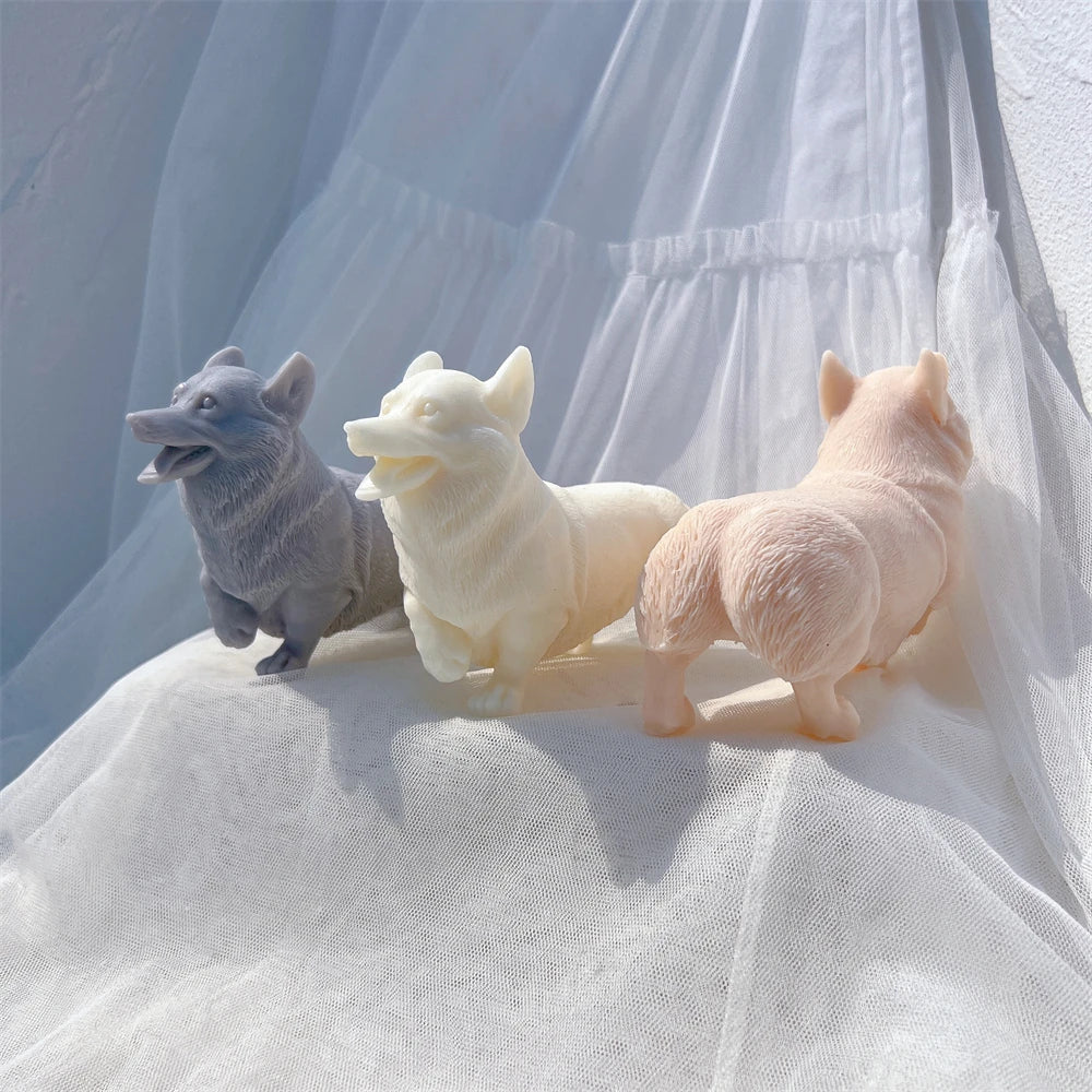 Welsh Corgi Pembroke Dog Candle Mould