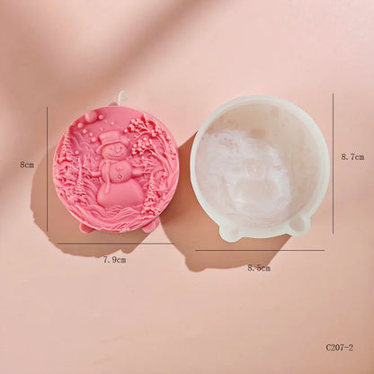 Branch Snowman Candle Mould