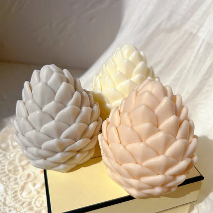 Christmas Pine Cone Silicone Candle Mould - DIY Handmade