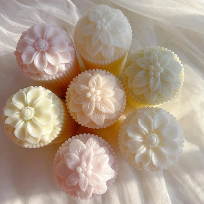 Cylindrical Pillar Flower Candle Mould