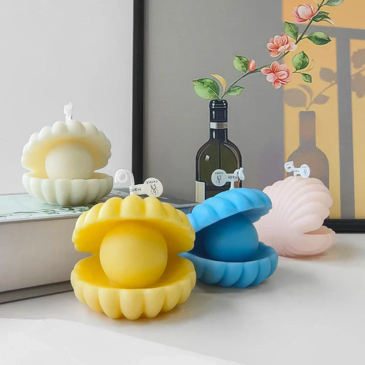 Pearl Shell Silicone Candle Mould