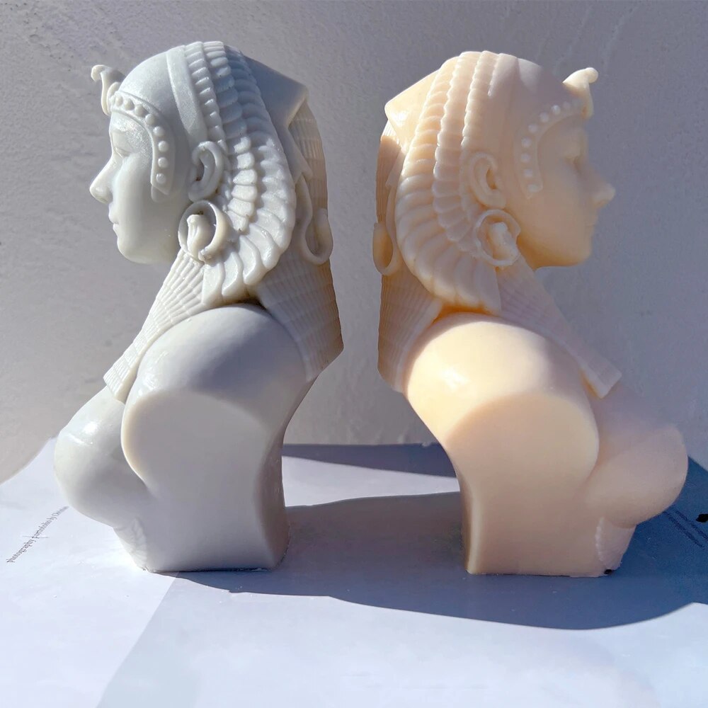 Queen of Egypt Cleopatra Candle Mould