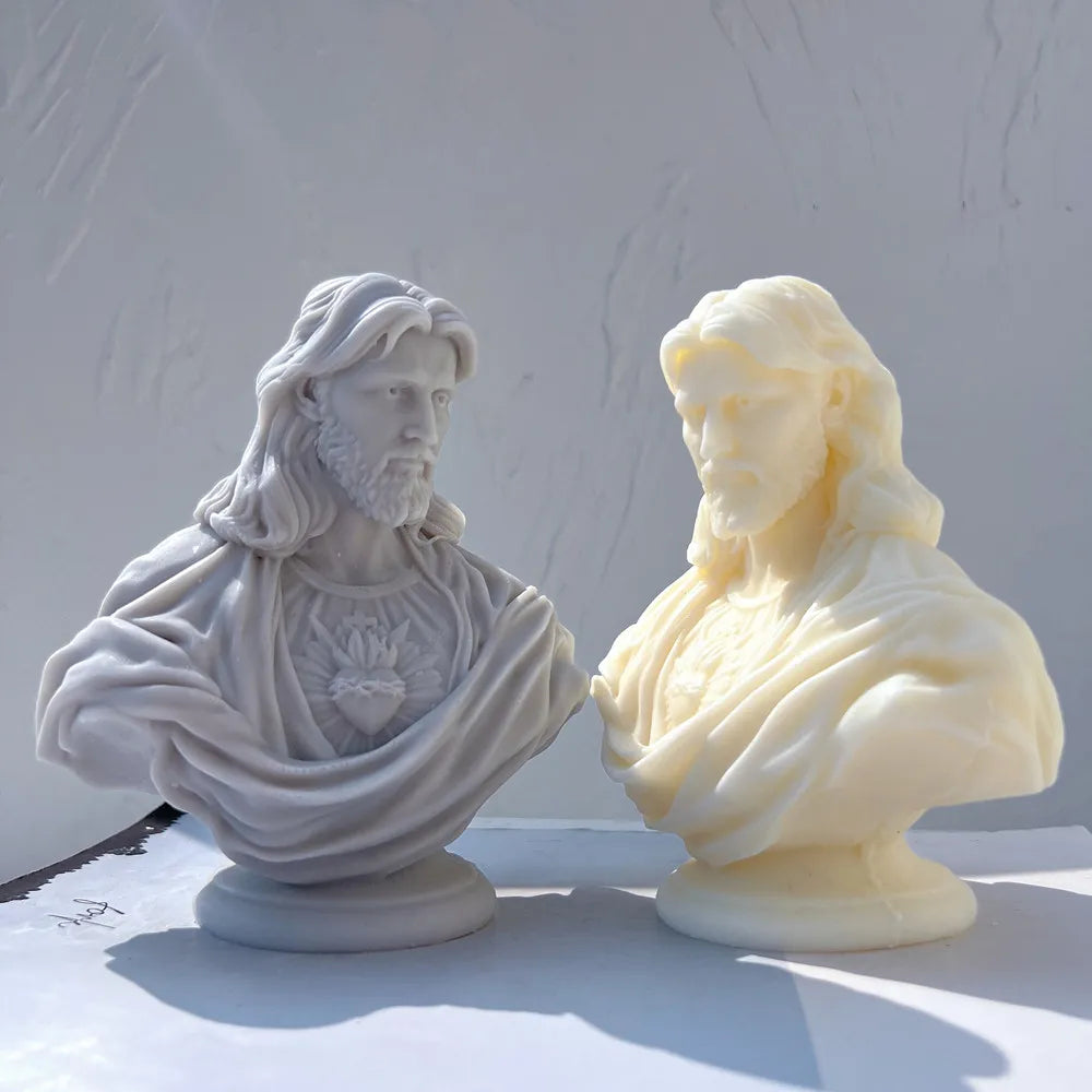 Jesus Sacred Heart Statue Silicone Mould