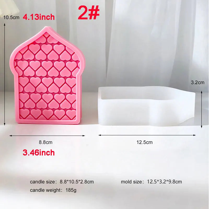 Mashrabiya Silicone Candle Mould