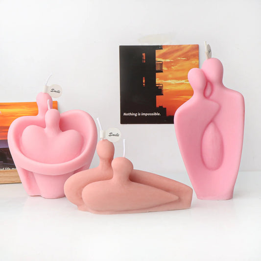 Nordic Couple Silicone Candle Mould