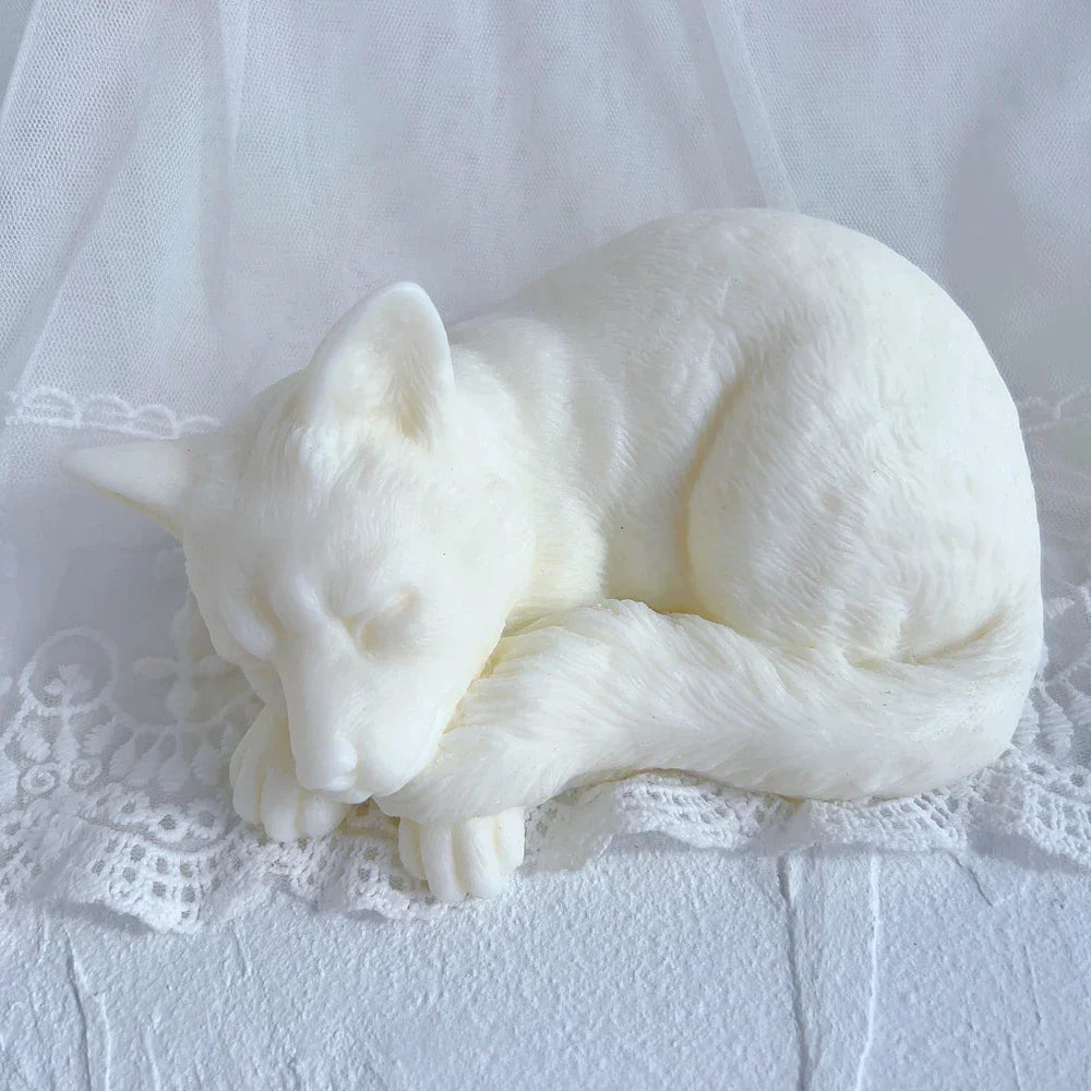 Cute Fox Candle Silicone Mould