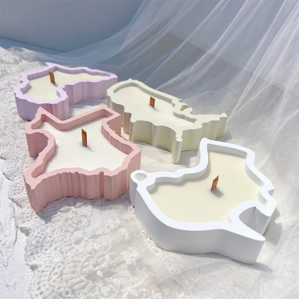 Map Candle Holder Silicone Mould