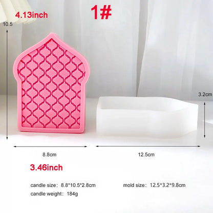 Mashrabiya Silicone Candle Mould