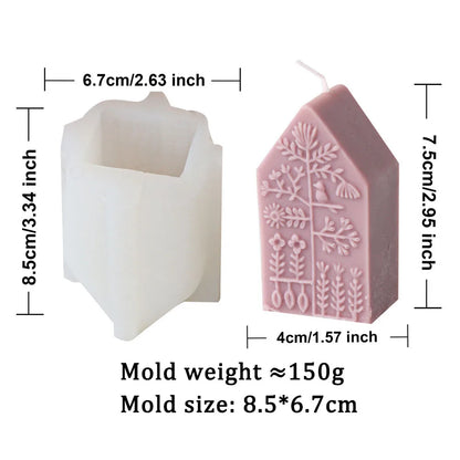 Square Totem Pattern Candle Mould for Home Decor