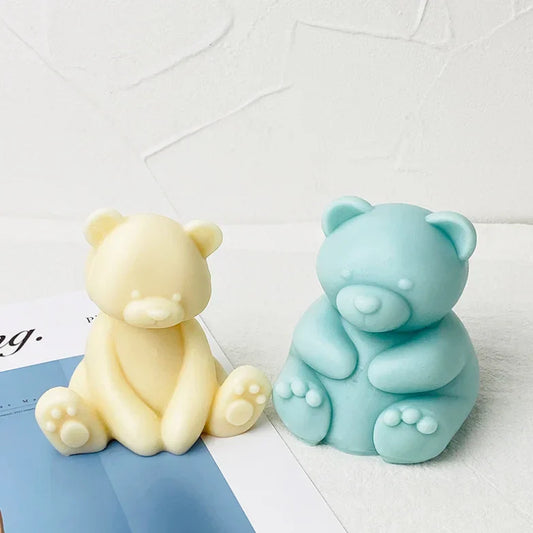 Sitting Bear Candle Silicone Mould